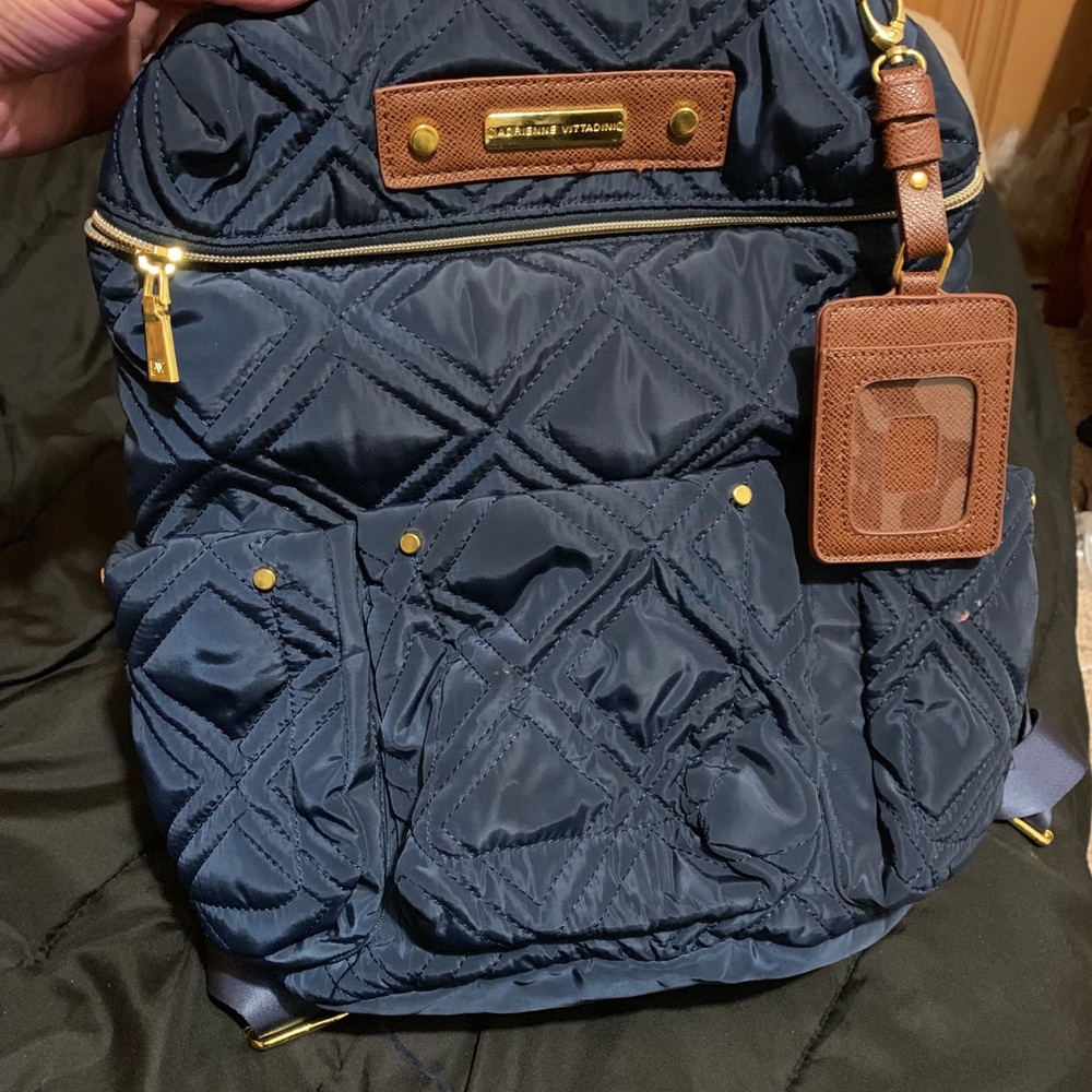 Adrienne Vittadini quilted backpack